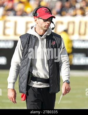 Pittsburgh, Pennsylvania, USA. 3 dicembre 2023. 3 dicembre 2023: Jonathan Gannon Head Coach durante la partita tra Pittsburgh Steelers e Arizona Cardinals a Pittsburgh, Pennsylvania, all'Acrisure Stadium. Brook Ward/AMG (immagine di credito: © AMG/AMG via ZUMA Press Wire) SOLO USO EDITORIALE! Non per USO commerciale! Foto Stock