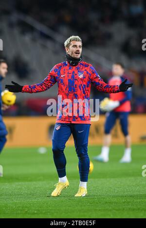 Barcellona, ESP. 3 dicembre 2023. FC BARCELONA vs ATLETICO DE MADRID 3 dicembre 2023 durante la partita tra FC Barcelona e Atletico de Madrid corrispondente al quattordicesimo giorno di la Liga EA Sports allo Stadio Olimpico Lluis Companys di Montjuic a Barcellona, Spagna. Crediti: Rosdemora/Alamy Live News Foto Stock