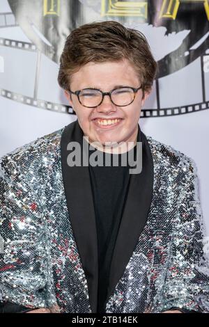 Los Angeles, USA. 3 dicembre 2023. L'attore Cale Ferrin partecipa all'ottavo Annual Young Entertainer Awards 2023 al Saban Theatre, Los Angeles, CA 3 dicembre 2023 Credit: Eugene Powers/Alamy Live News Foto Stock