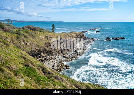 Cakora Point Lookout, Brooms Head, New South Wales Foto Stock