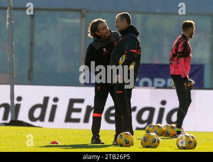 Firenze, Italia. 3 dicembre 2023. Filippo Inzaghi allenatore Salernitana durante ACF Fiorentina vs US Salernitana, partita di serie A A Firenze, Italia, 03 dicembre 2023 crediti: Independent Photo Agency/Alamy Live News Foto Stock