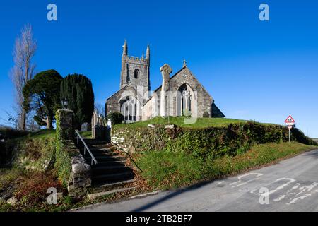 CHIESA PARROCCHIALE CARDINHAM BODMIN CORNOVAGLIA Foto Stock