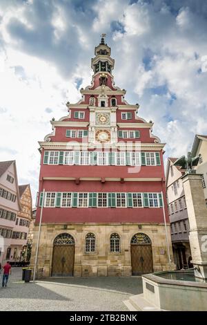 Altes Rathaus, Rathausplatz, Altstadt, Esslingen, Baden-Württemberg, Deutschland Foto Stock