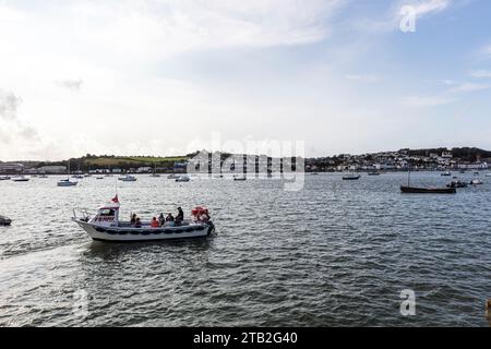 Il piccolo villaggio di pescatori di Appledore si trova nel North Devon, dove i fiumi Taw e Torridge si incontrano prima di sfociare nell'Atlantico, Bideford Bay Foto Stock