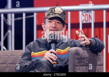 Schauspieler David Faustino auf der German Film and Comic con Winter Edition 2023 in der Messehalle. Dortmund, 03.12.2023 NRW Deutschland *** attore David Faustino alla German Film and Comic con Winter Edition 2023 nella Dortmund Exhibition Hall, 03 12 2023 NRW Germany Copyright: XChristophxHardtx Credit: Imago/Alamy Live News Foto Stock