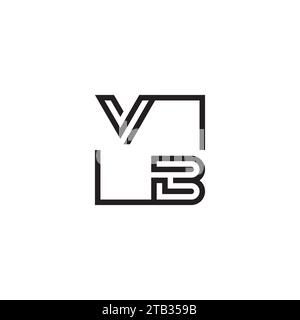 Lettere iniziali del logo VB con design professionale di alta qualità che si adatta bene a qualsiasi supporto di stampa Illustrazione Vettoriale