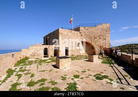 Cabrera Arcipelago Parco Nazionale, castello. Maiorca, Isole Baleari, Spagna. Foto Stock