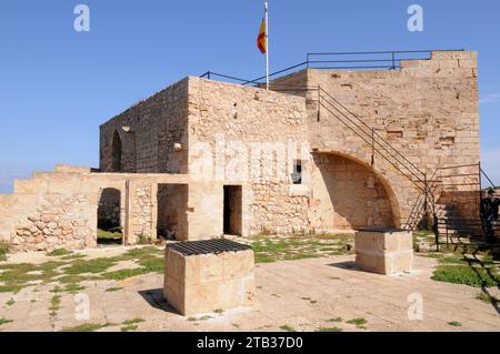 Cabrera Arcipelago Parco Nazionale, castello. Maiorca, Isole Baleari, Spagna. Foto Stock