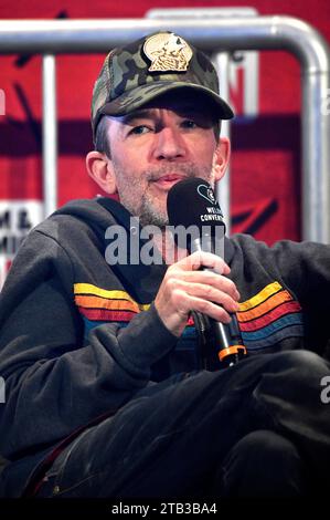 David Faustino auf der German Film & Comic con Winter Edition in der Messe Dortmund. Dortmund, 03.12.2023 *** David Faustino alla German Film Comic con Winter Edition alla Messe Dortmund Dortmund, 03 12 2023 foto:Xn.xKubelkax/xFuturexImagex Comic con 3401 Foto Stock