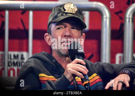 David Faustino auf der German Film & Comic con Winter Edition in der Messe Dortmund. Dortmund, 03.12.2023 *** David Faustino alla German Film Comic con Winter Edition alla Messe Dortmund Dortmund, 03 12 2023 foto:Xn.xKubelkax/xFuturexImagex Comic con 3405 Credit: Imago/Alamy Live News Foto Stock