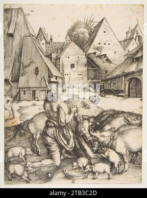 The Prodigal Son 1968 di Albrecht durer Foto Stock