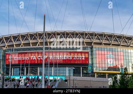 Wembley, finale di fa Cup nel 2022 Foto Stock