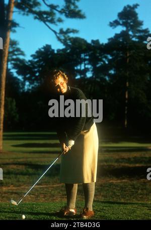 AUGUSTA, GA - MARCH, 1956:  American professional golfer Margaret 'Wiffi' Smith practices before an amateur tournament circa March, 1956 in Augusta, Georgia.   (Photo by Hy Peskin) *** Local Caption *** Margaret Smith Stock Photo