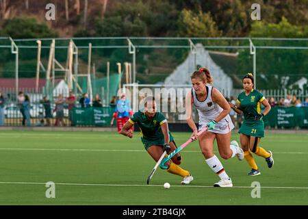 Sonja Zimmermann giocò in un 2 Match test Series in Sudafrica nel novembre 2023 Foto Stock