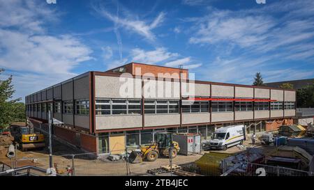 Baustelle Neue Mensa auf der Bergstraße. 16:9 Format., Honorarfrei für Produkte von Sächsische.de und Sächsischer Zeitung *** cantiere della nuova mensa su Bergstraße 16 9 Format, gratuito per i prodotti di Sächsische de e Sächsische Zeitung Credit: Imago/Alamy Live News Foto Stock