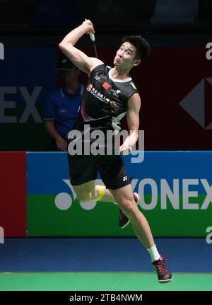 Li Shifeng di Chine durante lo Yonex Internationaux de, Francia. , . Alla Glaz Arena di Cesson-Sévigné, Francia - foto Laurent Lairys / DPPI Foto Stock