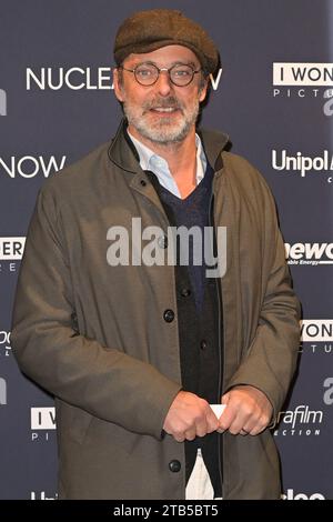 Roma, Italia. 4 dicembre 2023. Alessandro preziosi partecipa alla prima del film Nuclear Now allo Space moderno Cinema. Credito: SOPA Images Limited/Alamy Live News Foto Stock