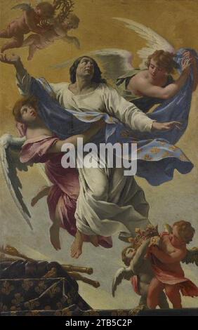 Vouet - l'apothéose de saint Louis ; dit aussi saint Louis enlevé au ciel, 07290022012. Foto Stock