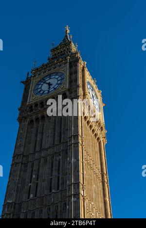 Elizabeth Tower, alias Big Ben a Londra Foto Stock