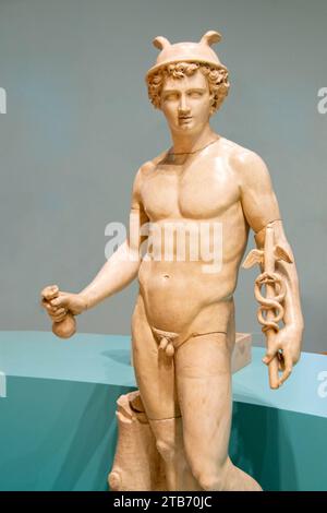 La famosa roma greca copia isolata della scultura ermafrodita Foto Stock