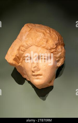 La famosa roma greca copia isolata della scultura ermafrodita Foto Stock