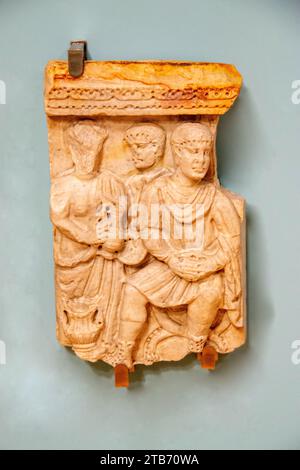 La famosa roma greca copia isolata della scultura ermafrodita Foto Stock