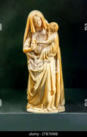 La famosa roma greca copia isolata della scultura ermafrodita Foto Stock