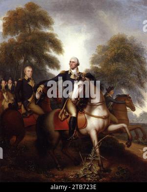Washington prima di Yorktown Rembrandt Peale 1823. Foto Stock