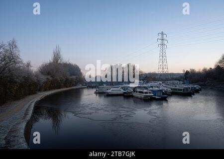 Tinsley Marina, Sheffield Foto Stock