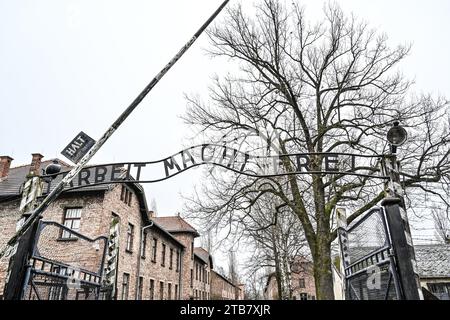 Polonia: Sul territorio delle città di Oswiecim (Auschwitz in tedesco) e Brzezinka (Birkenau), il campo di concentramento di Auschwitz-Birkenau, appartenente Foto Stock