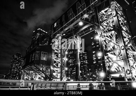 Gantry Plaza State Park, Queens, Long Island, New York, USA. Foto Stock