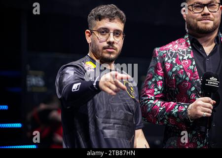 ESPOO, FINLANDIA - 1 DICEMBRE: Kaike 'KSCERATO' Cerato di FURIA durante Elisa Masters Espoo 2023 - 3° giorno alla Metro Areena il 1° dicembre 2023 a Espoo, Finlandia. (Foto di Gabriel Calvino Alonso/Orange Pictures) Foto Stock