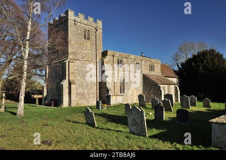 St James Church, Berwick St James, Wiltshire. Foto Stock