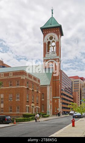 Charles Nichols e Frederick Brown hanno progettato Albany Landmark St Chiesa cattolica romana di Maria, costruita nel 1869 al 10 Lodge Street. Foto Stock