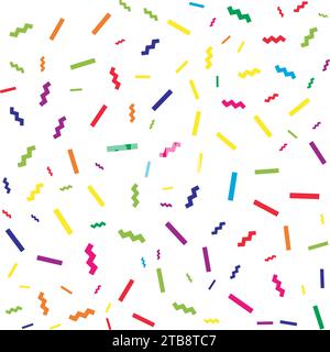 Modello di zuccheri senza cuciture per bambini per tessuti e tessuti, confezioni e regali, biglietti e lenzuola e carta da imballaggio Foto Stock