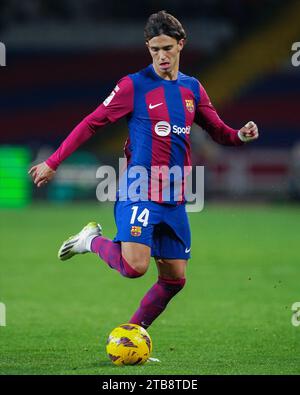 Barcellona, Spagna. 3 dicembre 2023. Joao Felix del FC Barcelona durante la partita di la Liga EA Sports tra FC Barcelona e Atletico de Madrid ha giocato al Lluis Companys Stadium il 3 dicembre 2023 a Barcellona, in Spagna. (Foto di Bagu Blanco/PRESSINPHOTO) crediti: PRESSINPHOTO SPORTS AGENCY/Alamy Live News Foto Stock