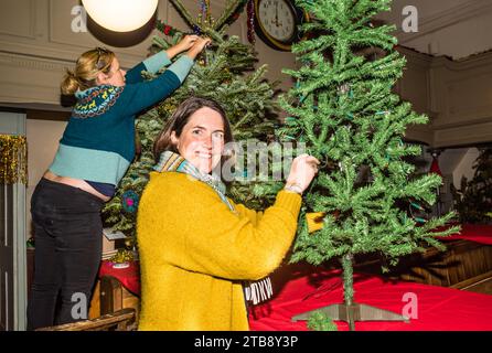 Evento natalizio presso la Salem Chapel, East Budleigh. Foto Stock