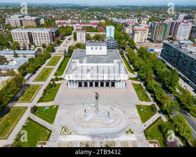 Vista aerea della città di Bishkek in Kirghizistan Foto Stock