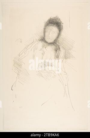 Unfinished Sketch of Lady Haden 1917 di James McNeill Whistler Foto Stock