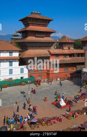 Nepal, Kathmandu, Piazza Basantapur, Torre Basantapur, Foto Stock