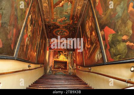 St La chiesa di Paolo e il Pontificio Santuario della Scala Santa Foto Stock