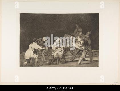 'Lealta' da 'Disparates' (Follies / Irrationalities) 1936 di Goya (Francisco de Goya y Lucientes) Foto Stock