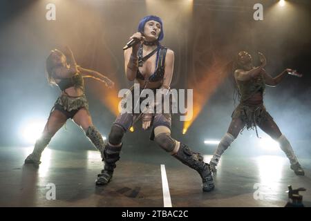 Nottingham, Regno Unito 5 dicembre 2023, Ashnikko si esibisce a nottingham a Rock City come parte del loro tour nel Regno Unito Credit: Paul Smith / Alamy Live News Foto Stock