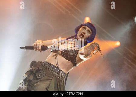 Nottingham, Regno Unito 5 dicembre 2023, Ashnikko si esibisce a nottingham a Rock City come parte del loro tour nel Regno Unito Credit: Paul Smith / Alamy Live News Foto Stock