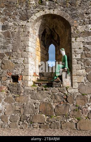 Castello di Carrickfergus, contea di Antrim, Irlanda del Nord, Regno Unito Foto Stock