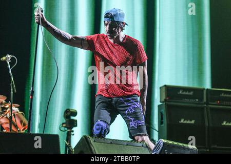 Anthony Kiedis (voce). Red Hot Chili Peppers. Vive a Buenos Aires, in Argentina Foto Stock