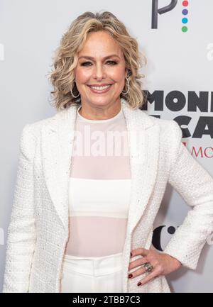 Melora Hardin Wearing Alice e Olivia partecipa alla première di Mr. Monk's Last Case: A Monk Movie al Metrograph di New York il 5 dicembre 2023 Foto Stock
