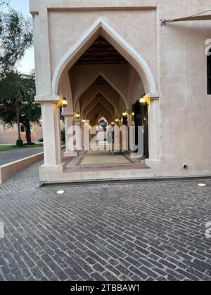 Doha, Qatar - 01 dicembre 2023: Tradizionale Dhow Festival Katara Cultural Village Qatar Foto Stock