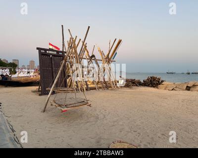 Doha, Qatar - 01 dicembre 2023: Tradizionale Dhow Festival Katara Cultural Village Qatar Foto Stock