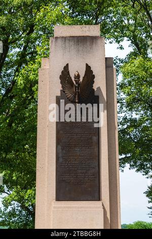 Il Dayton Aviation Heritage National Historical Park e l'Huffman Prairie Flying Field di Dayton, Ohio Foto Stock